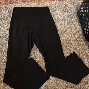 Women's Black maternity scrub pants